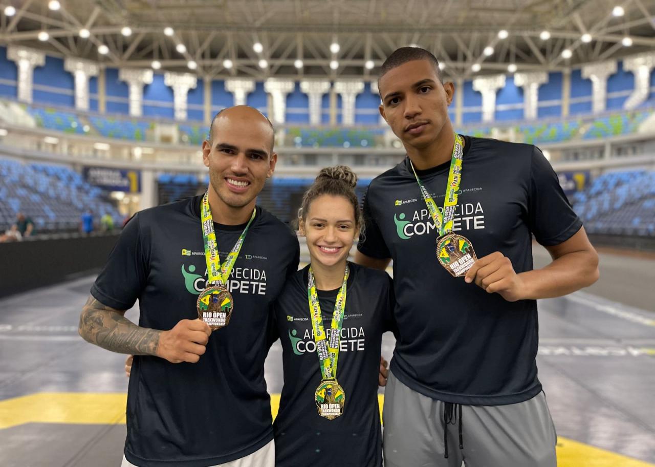 Aparecida fatura três medalhas em competição internacional de Taekwondo
