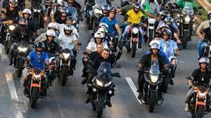 Em Goiânia, Bolsonaro participa de motociata e convenção estadual do PL