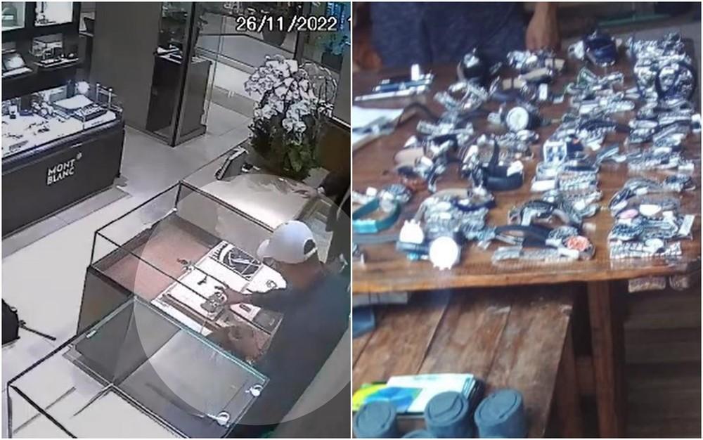 Cinco suspeitos de assalto a loja de luxo em shopping morrem em ação policial