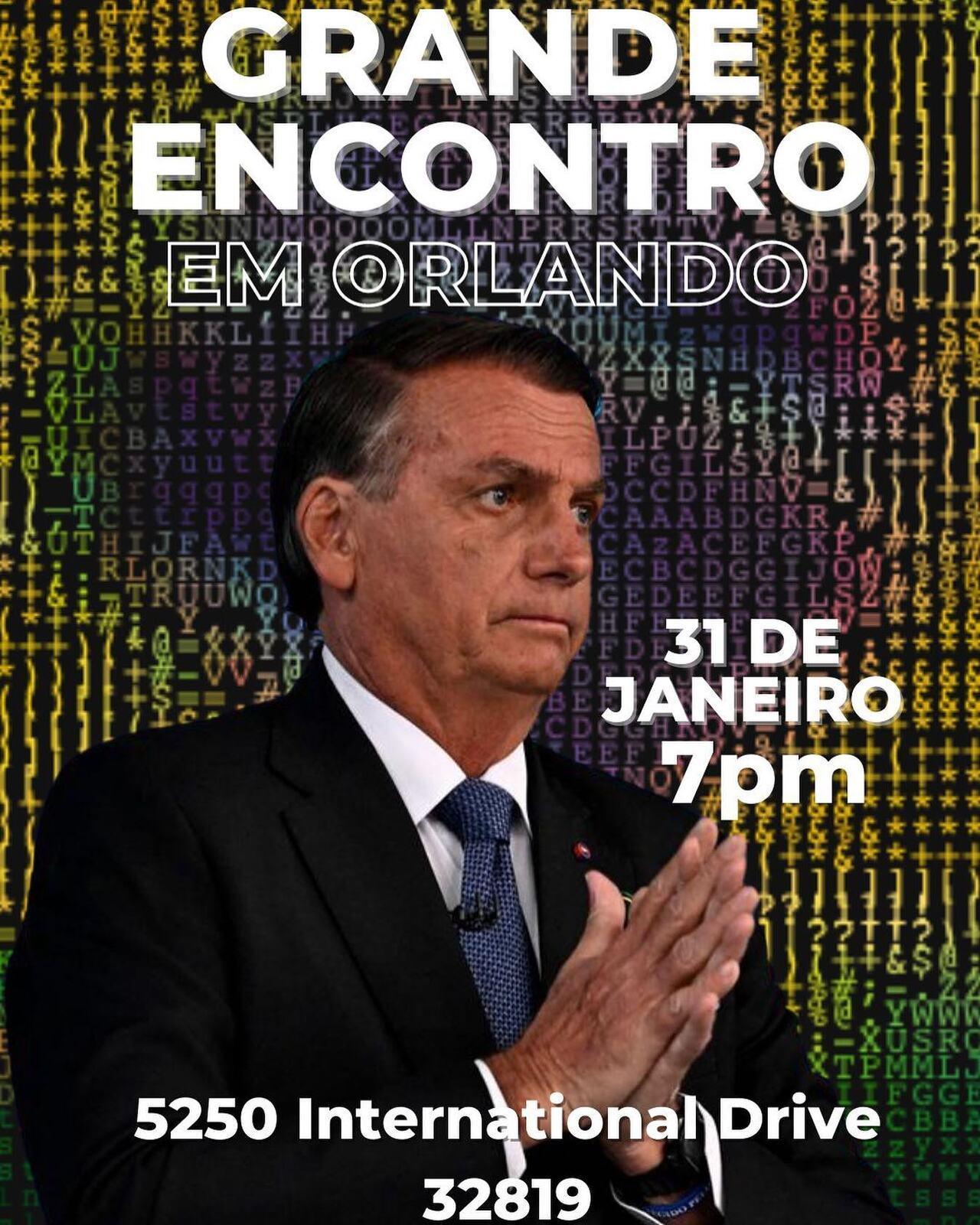 Apoiadores vão homenagear Bolsonaro nos EUA; ingressos custam até US$ 50