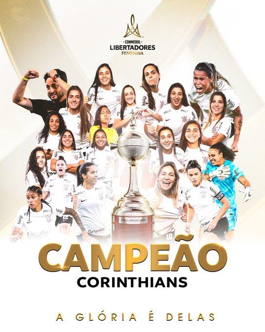 Corinthians conquista título da Libertadores de futebol feminino