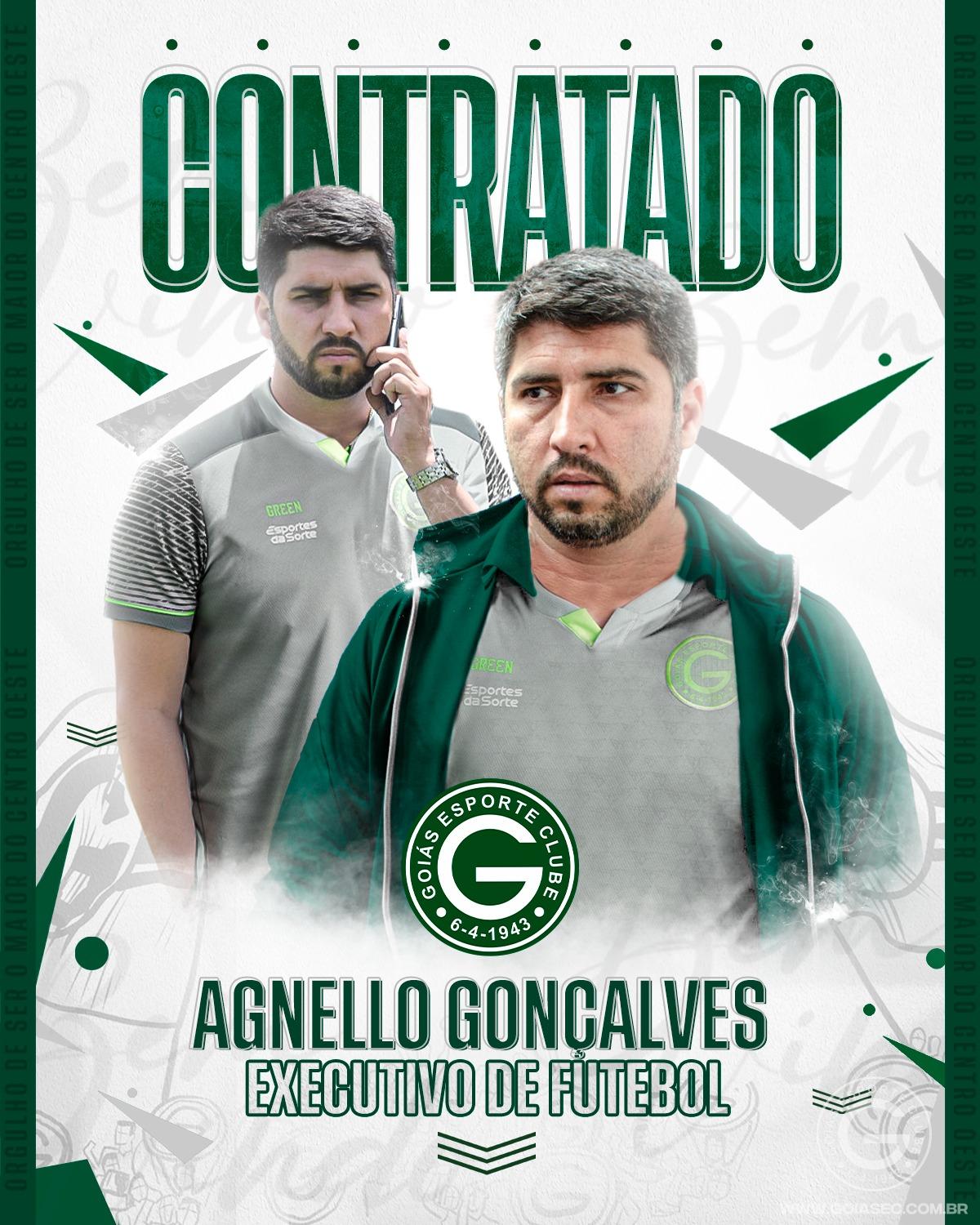 AGNELLO GONÇALVES – NOVO EXECUTIVO DE FUTEBOL DO GOIÁS E.C