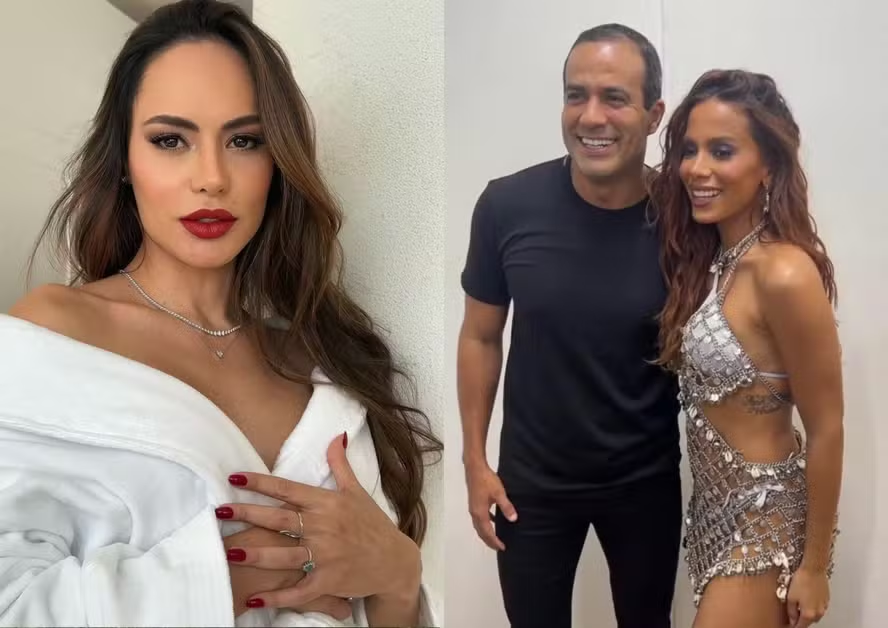 Primeira-dama de Salvador reage e acusa marido ‘flertar’ com Anitta nos bastidores de show; assista