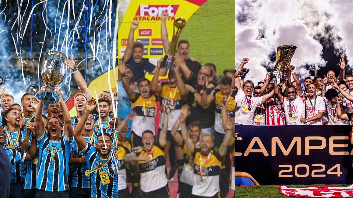 Palmeiras, Flamengo, Galo e mais: veja os 15 campeões estaduais já definidos em 2024