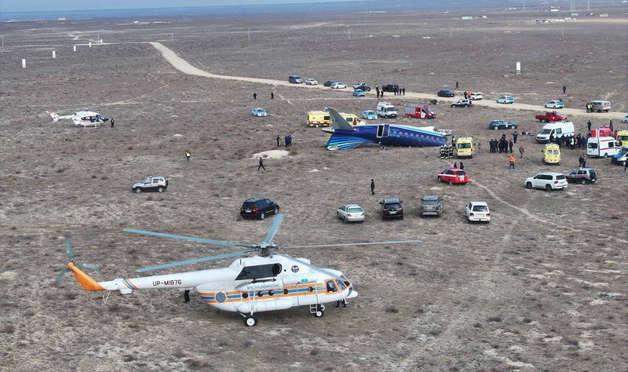 Jato Embraer cai no Cazaquistão com 67 pessoas